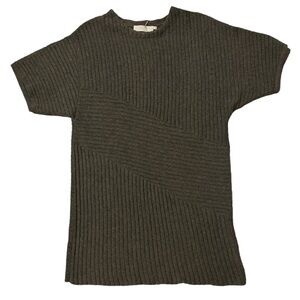 ASTR The Label Gray Short Sleeve Wool Blend Oversized Dress Size Large